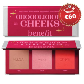 benefit Chocolicious Cheeks Hoola Bronzer and Blush Palette