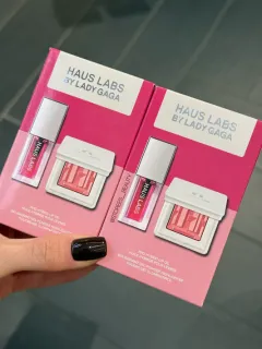 HAUS LABS BY LADY GAGA Mini Lip Oil + Highlighter Duo 