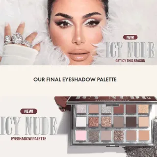 Huda Beauty Icy Nude Eyeshadow Palette 16g